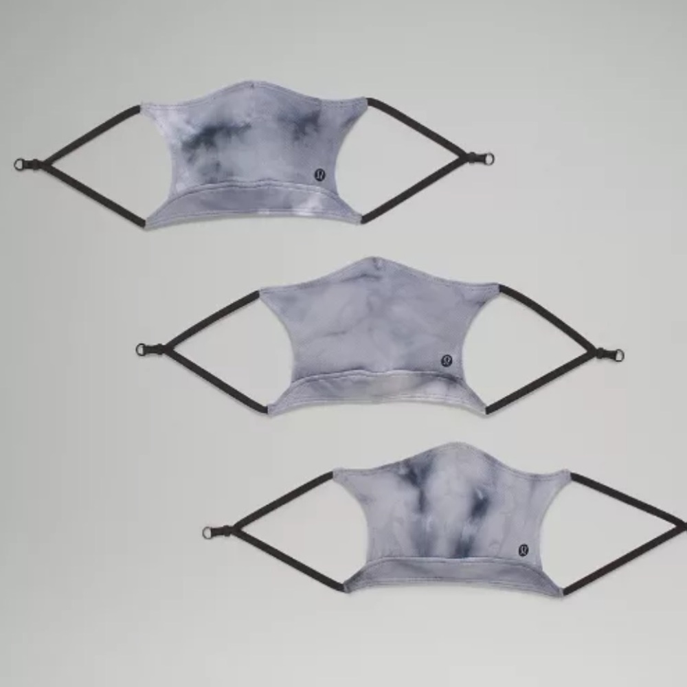 ❤️ Lululemon Ear Loop Face Masks 3 Pack NWT